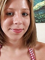 Chastity has beautiful green eyes and a smile that makes cocks grow at first glance
